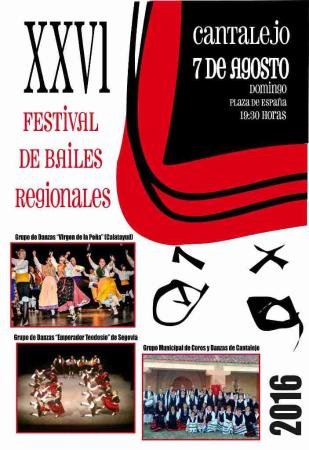 Imagen XXVI Festival de Bailes Regionales, Cantalejo 2016