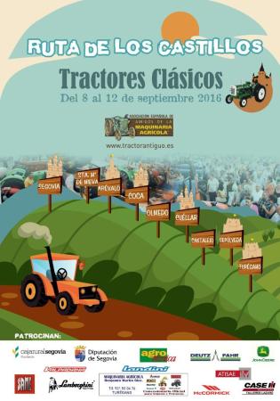 Imagen Ruta de los Castillos. Tractores Clásicos.