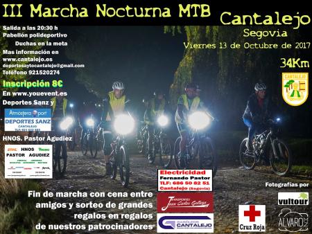 Imagen III Marcha Nocturna MTB Cantalejo 2017
