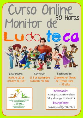 Imagen Curso Online Monitor de Ludoteca, 80 horas.