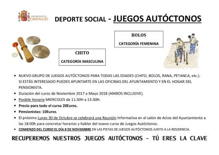 Imagen Juegos Autóctonos. Nuevo módulo de Deporte Social.