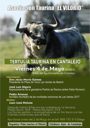 Imagen Tertulia Taurina en Cantalejo.