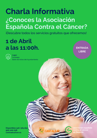 Imagen Asociación española contra el cáncer. Charla informativa.