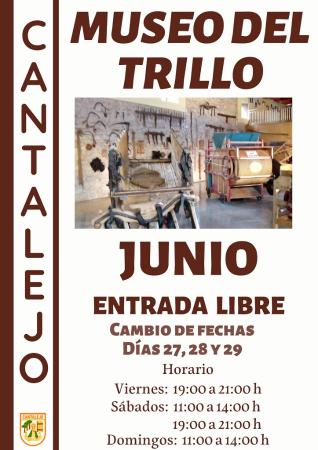 Imagen Cambio de fechas apertura Museo del Trillo en Junio