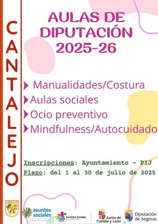 Imagen Aulas de la Diputación Provincial de Segovia. Curso 2025-26