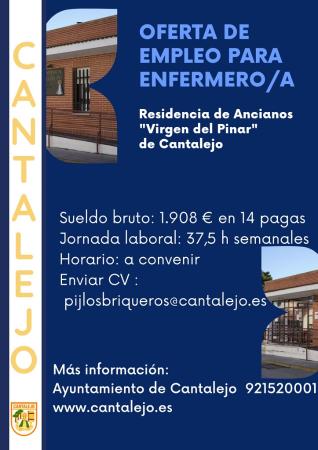 Imagen Oferta de empleo en Cantalejo