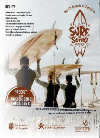 Imagen campaña de Iniciación al Surf