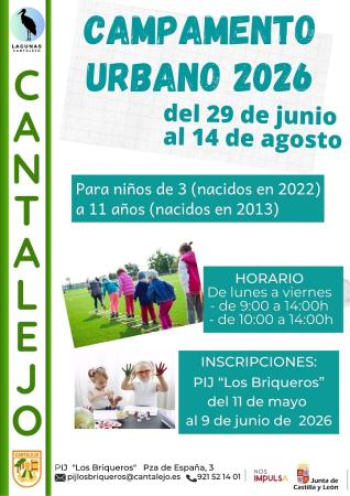 Imagen Bolsa de trabajo de monitores para el Campamento Urbano 2026