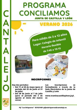 Imagen Programa Conciliamos Verano 2025