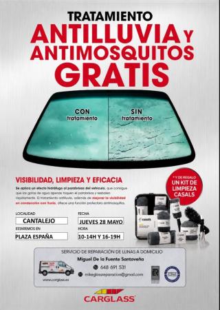 Imagen Tratamiento antilluvia y antimosquitos Carglas