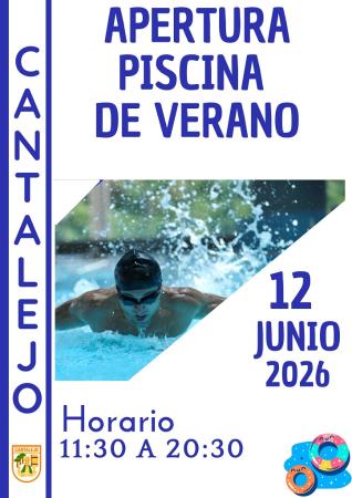 Imagen Apertura piscina de verano 2026