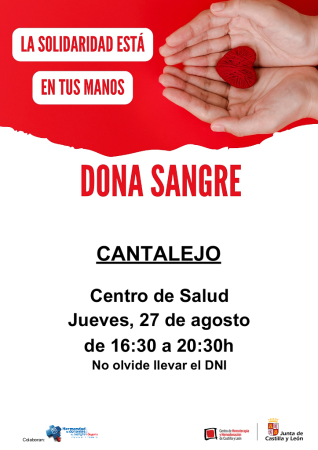 Imagen Colecta de donación de sangre en Cantalejo