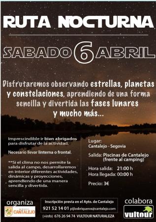 Imagen Ruta Nocturna en Cantalejo