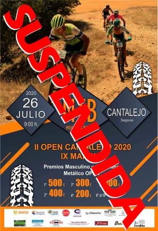 Imagen Suspendido II Open MTB Cantalejo