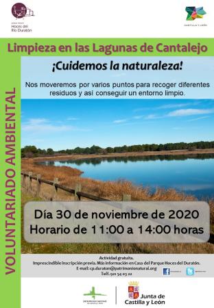 Imagen Voluntariado Ambiental, limpieza en las Lagunas de Cantalejo.