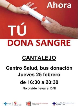 Imagen Bus de donación de sangre en Cantalejo