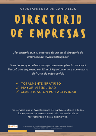 Imagen Directorio de empresas de Cantalejo