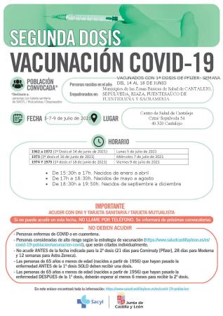 Imagen Nuevas fechas para las vacunas COVID-19