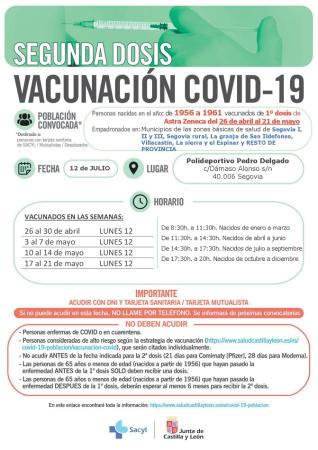 Imagen Vacunaciones COVID-19 en Polideportivo Pedro Delgado, Segovia