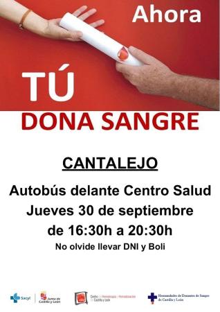 Imagen Campaña de donación de sangre en Cantalejo.