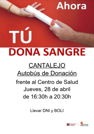 Imagen Campaña de donación de sangre en Cantalejo