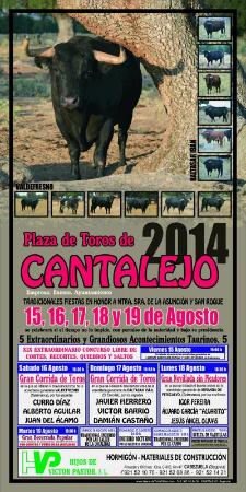 Imagen Cartel Toros Cantalejo 2014
