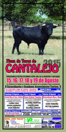 Imagen Cartel Taurino para las Fiestas de Cantalejo 2015