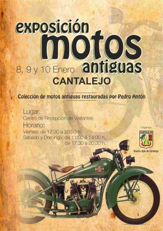 Imagen Exposición de motos antiguas en Cantalejo.