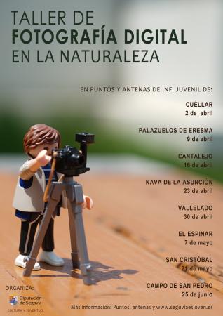 Imagen Taller de fotografía digital en la naturaleza.