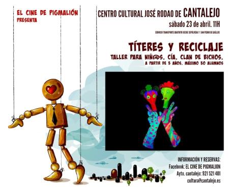 Imagen Taller de títeres con materiales reciclados