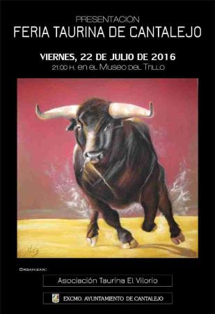 Imagen Presentación Feria Taurina de Cantalejo 2016.