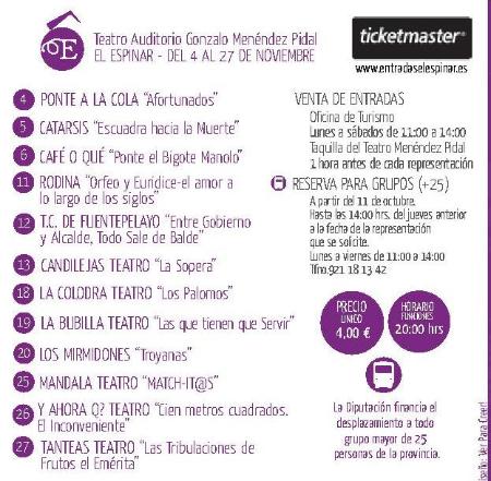 Imagen Programación de la Muestra en Cantalejo