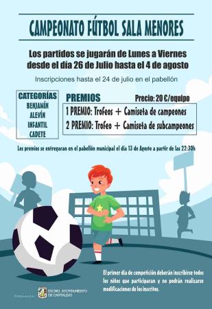 Imagen fútbol sala menores