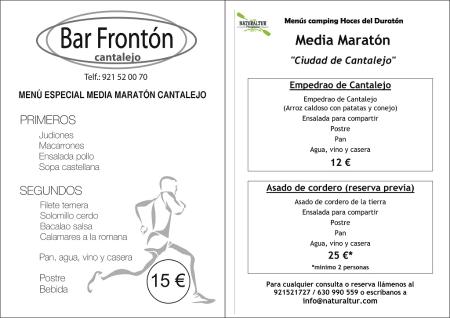 Imagen menús Media Maraton 2017