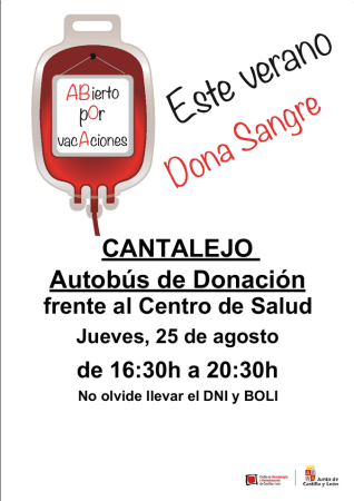 Imagen Campaña donación de Sangre en Cantalejo.