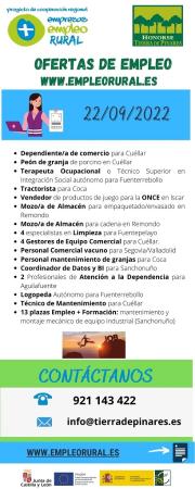 Imagen Ofertas de empleo Honorse Tierra de Pinares