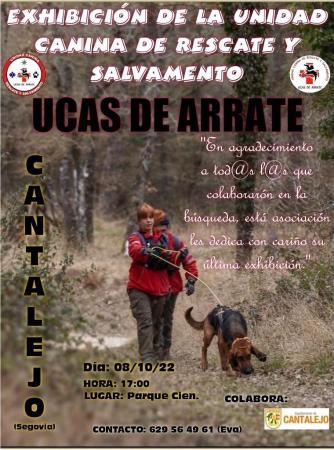 Imagen Exhibición de la Unidad Canina de Rescate y Salvamento