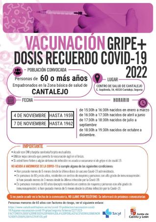 Imagen Vacunaciones gripe y refuerzo contra COVID 19