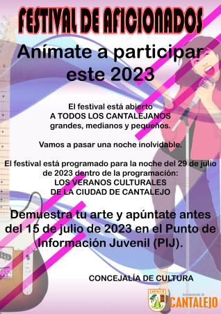 Imagen Festival de aficionados 2023