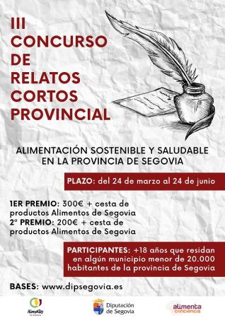Imagen III Concurso de realatos cortos, Diputación Segovia.