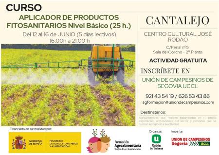 Imagen Curso fitosanitarios básico en Cantalejo