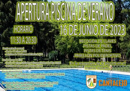 Imagen Apertura piscina municipal de verano 2023