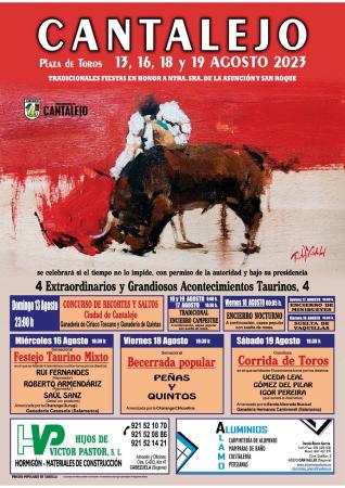 Imagen Cartel taurino fiestas 2023