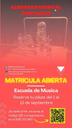 Imagen Escuela de Música Alborada Musical de Cantalejo. Curso 2023/24