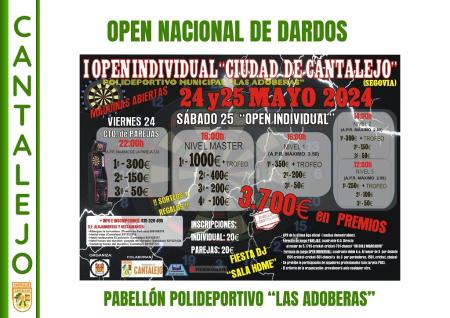 I OPEN NACIONAL DE DARDOS "CIUDAD DE CANTALEJO"