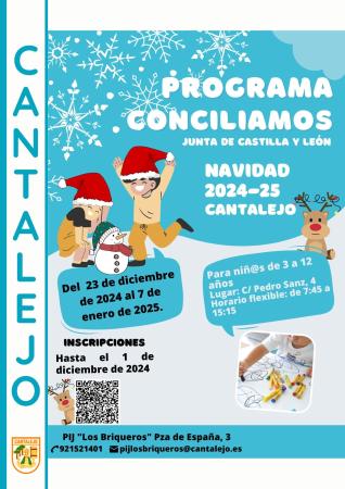 Imagen Programa Conciliamos Navidad 2024-25