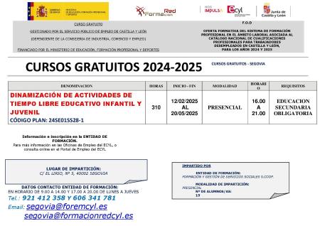 Imagen Curso dinamización de actividades de tiempo libre