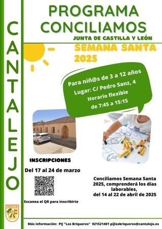 Imagen Programa Conciliamos Semana Santa 2025